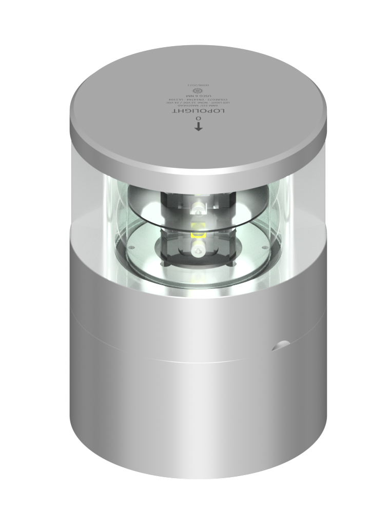 5nm 225° White, Masthead, Double, silver anodized 5nm 225° White, Masthead, Double, silver anodized